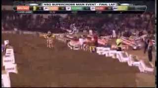 Rookie Ken Roczen wins Anaheim 1 AMA SX 2014 in 450 class