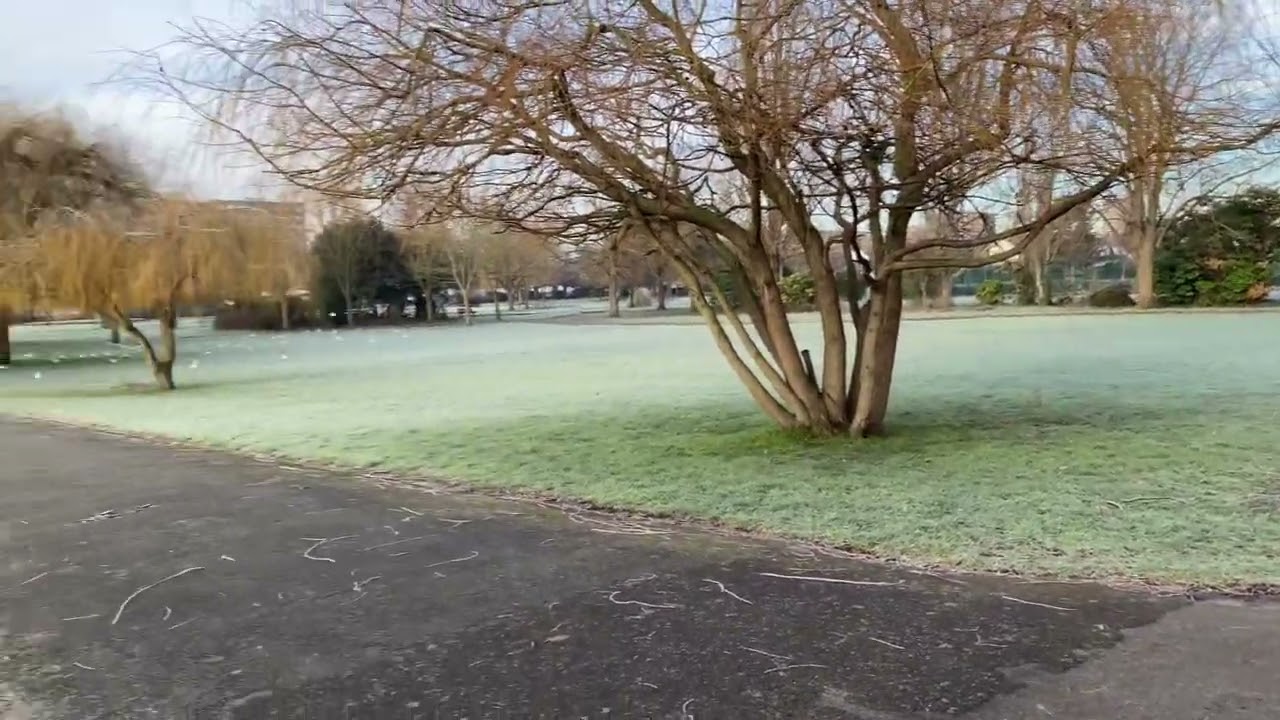 Icy cold morning@The Greatfields park Barking