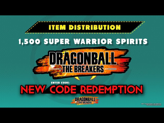 Dragon Ball: The Breakers on X: Item Code Distribution #3 Here is the code  for the #DBTB item for week 3! Enter the following code into the game to  receive this week's