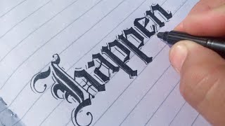 Old English Gothic Calligraphy screenshot 3