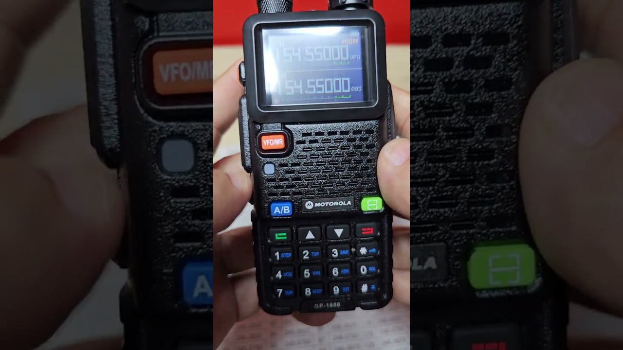 วิธีบันทึกช่องแดง Memory Motorola  gp1600