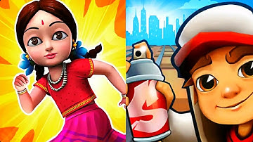 Little Radha Run - 2021 Adventure Running Game VS Subway Surfers