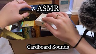 ASMR Cardboard Tapping, Scratching, and Tracing! No Talking 🫶🏻