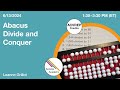 Abacus Divide and Conquer