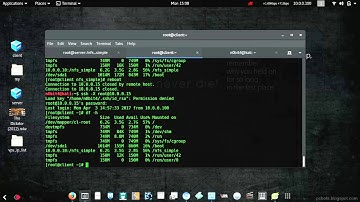 configure simple nfs on rhel7 / centos7