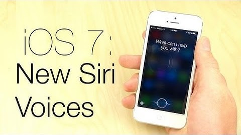 iOS 7 New Siri Voices: First Look & Hands on Demo!