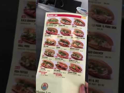 Video Huong lan sandwiches- vietnamese restaurant menu and... - youtube