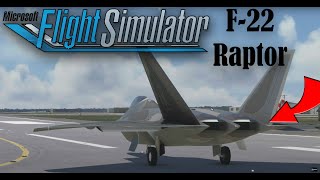 F22 Raptor  | test flight -  Flight Simulator 2020 screenshot 5