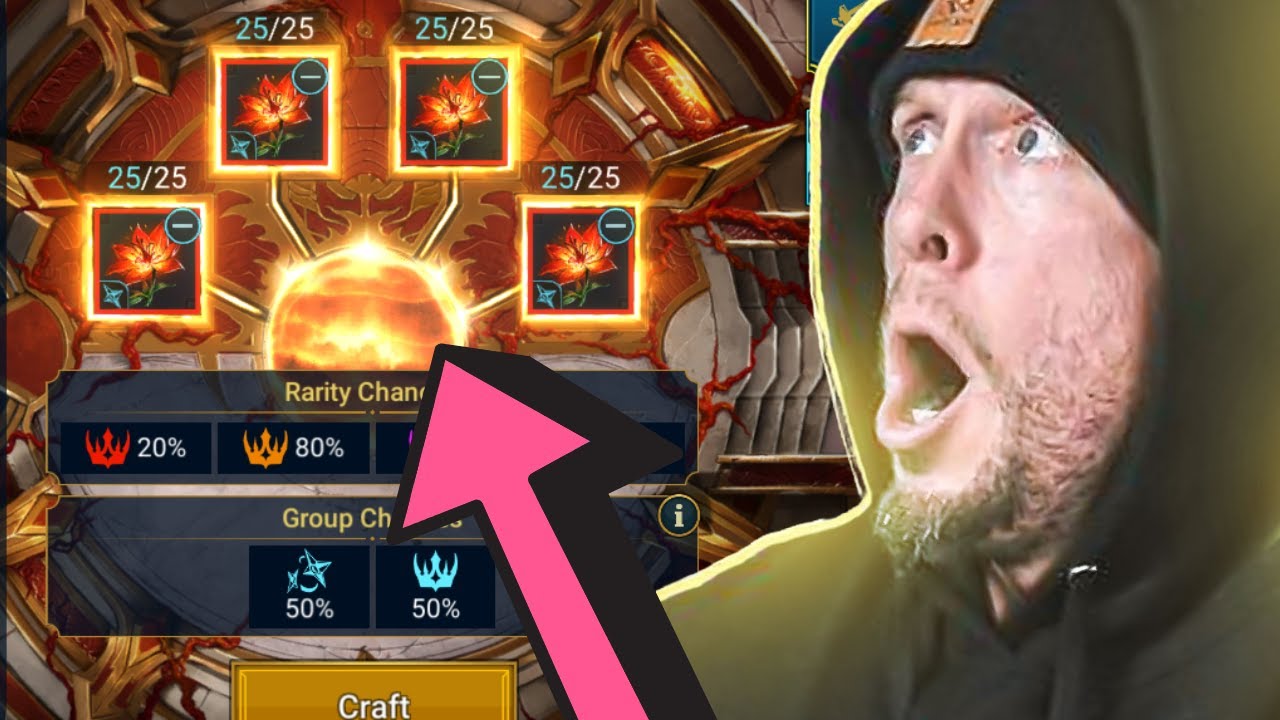 MY BEST CHANCE AT 2 MYTHICAL RELICS! (BIG CRAFTING!) - YouTube