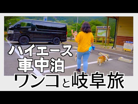 【車中泊】夏の岐阜旅 #1 道の駅と名水と下呂温泉を巡る (6型ハイエース/vanlife)