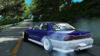 Drifting Minato Garage C33 | 4K | Tsukuba Fruits Line Drift  | Assetto Corsa screenshot 4