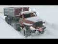 HEAVY RC SNOW ROAD! STRONG AND COOL RC MACHINES WORK IN THE SNOW! BUILD A RC ROAD AT THE SNOW!