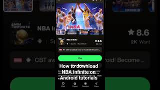 How to download NBA infinite game on Android for free screenshot 1