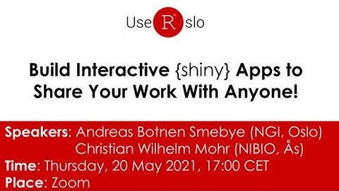 Build Interactive {shiny} Apps to Share Your Work With Anyone!