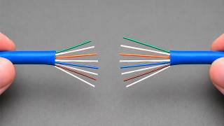 Very Few People Know This! How to Splice Network Cables Correctly And Firmly