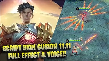 Script Skin Gusion 11.11 Dimension Walker Full Effect & Voice No Password!!