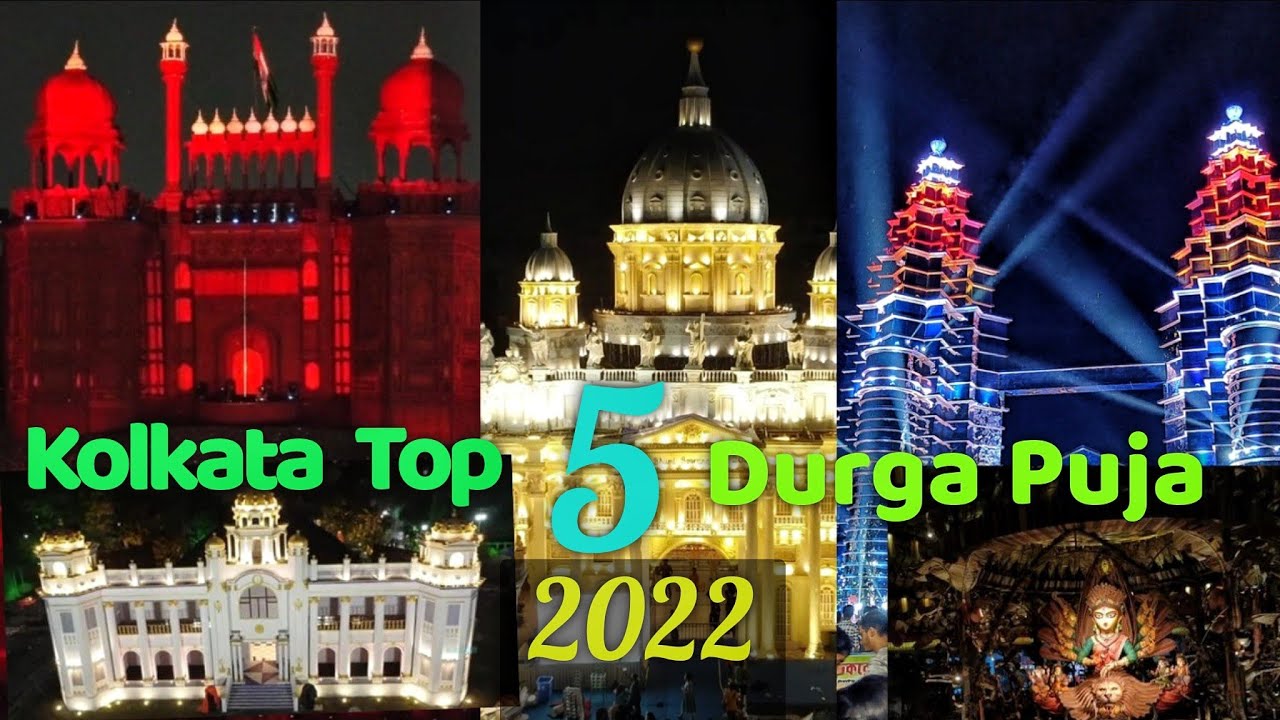 Top 5 Durga Puja Pandal in Kolkata 2022 | Kalyani ITI More durga Puja 2022। kalyani twin tower
