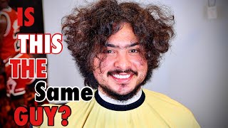 LA TRANSFORMACION MAS LOCA DE TODAS COMO CORTAR EL CABELLO DE HOMBRE MAS DE UN ANO SIN CORTE
