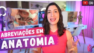 Introdução À Anatomia Abreviações