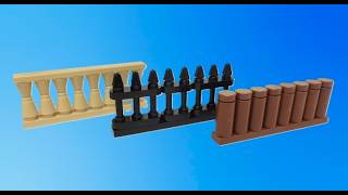 LEGO Railings and Fences Tips Tricks and Techniques