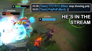 HES HERE
Theyre everywhere (Finding Faker Day 223)
Ill be putting all of the vids that include clips during the Find Faker challenge in the playlist below! (If you didnt know, the next challenge is for me to get to around KR Challenger 750 - 1000LP and try to get into a game with Faker) There are definitely going to be way too many games/moments to include them all in the final video, so this playlist will include the clips along the way:
https://www.youtube.com/playlist?list=PLY3oWCxVH2Cbx19YlCIzea9dJfwICaKOO
I also have some side channels~
Polypuff Valorant
https://www.youtube.com/@polypuffvalorant
Polypuff Variety (For my other-games content)
https://www.youtube.com/@polypuffvariety
Catch me live over at https://www.twitch.tv/polypuff or on Youtube!
Songs used:
Glimmering Gift (Super Transformation) - Sonic Mania
Head 2 Head (Versus Mode) - Sonic Mania
Guided Tour (Credits) - Sonic Mania
Angel Island Zone - Sonic Mania Plus
Trap Tower (Pinball Stage) - Sonic Mania Plus
#polypuff #leagueoflegends #lolchallenge #lolmemes
For the few who opened the description and read this, you are a very beautiful and nice person d ( ´ ▽ ` ) b
Valorant channel:
https://www.youtube.com/@polypuffvalorant
Variety side channel:
https://www.youtube.com/@polypuffvariety
Twitch:
https://www.twitch.tv/polypuff
Twitter:
https://twitter.com/polypuff
TikTok:
https://www.tiktok.com/@poly_puff
Business inquiries:
polypuff1@gmail.com HES HERE