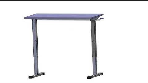 Standing desk design animation | Mechanical lifting standing desk | Lifting mechanism #shorts