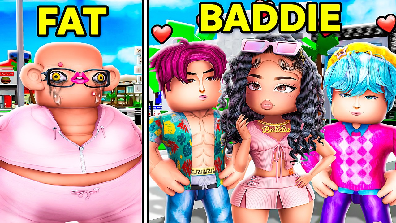 SAJA BOYS BULLY FAT GIRL, SO I Become A BADDIE (Berry Avenue)