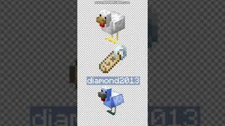 Minecraft Concept, Chicken Diamond variant Easter Egg should added