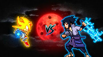 Sonic (all form) VS Sasuke Indra (OmHy) in Jump Force Mugen