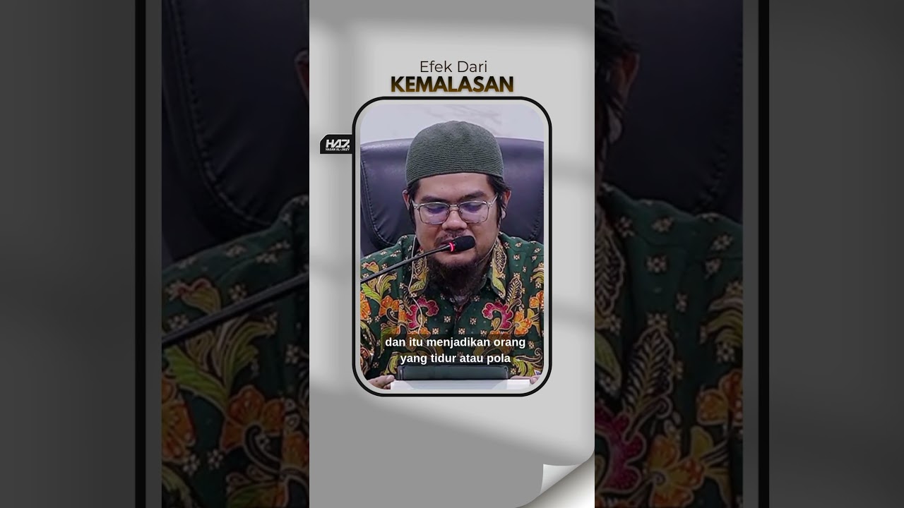 Efek Dari Kemalasan