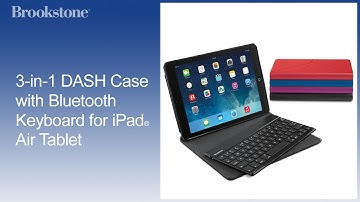 3-in-1 DASH Case with Bluetooth Keyboard for iPad® Air Tablet