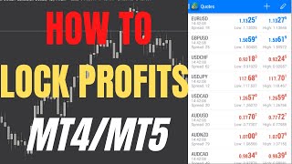 How To Lock Profits On Mt4 And Mt5 Forex Trading