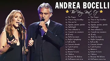 Andrea Bocelli - Céline Dion 💖 The Very Best Of Andrea Bocelli 🎸 Greatest Hits 2023 🎶