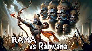 Rama vs Rahwana , Akhir Kisah Ramayana ( Rama , Avatar Ke 7 Dewa Wisnu ) #avatarrama #mitologihindu