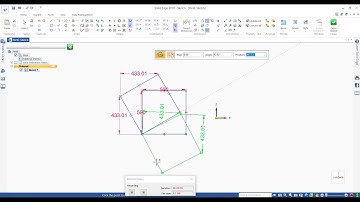 #5 Solidedge sketching Rotate for beginners