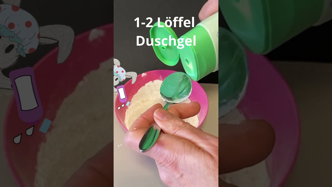 Sandschleim schnell und  einfach selber machen 