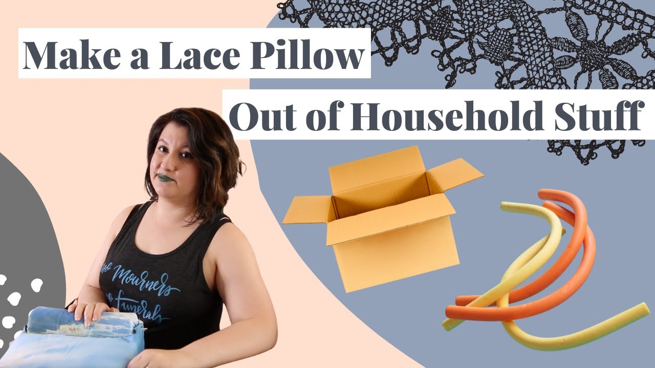 How to make a bobbin lace bolster pillow! YouTube