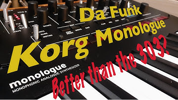 Korg Monologue: Da Funk patch design tutorial