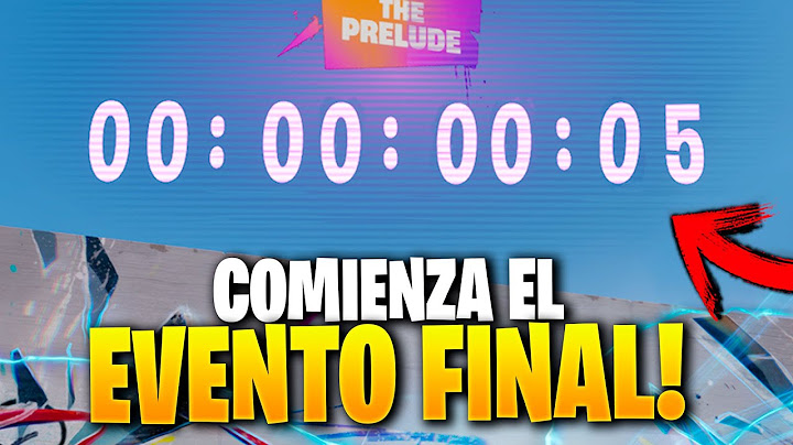 AHORA MISMO! EVENTO FINAL TEMPORADA 4 FORTNITE CAPITULO 5