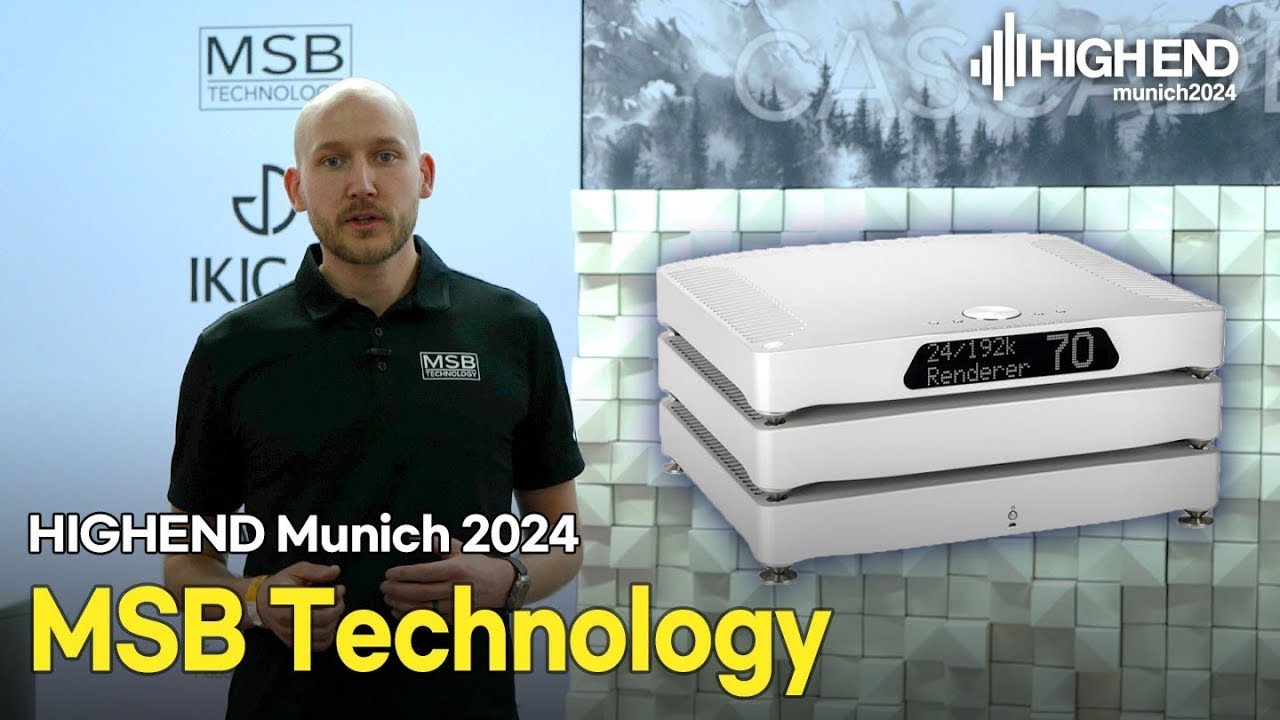 세계 최초로 공개되는 MSB의 새로운 The Cascade DAC [HighEnd Munich 2024] - YouTube