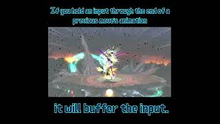 How does the buffer system work in Smash Ultimate Content