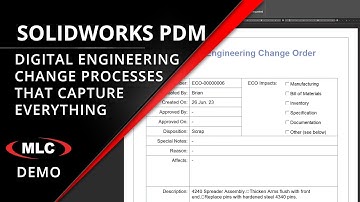 Automate Change Documentation with Integrated ECR/ECN/ECO Workflow - PDM Next Level Webinar