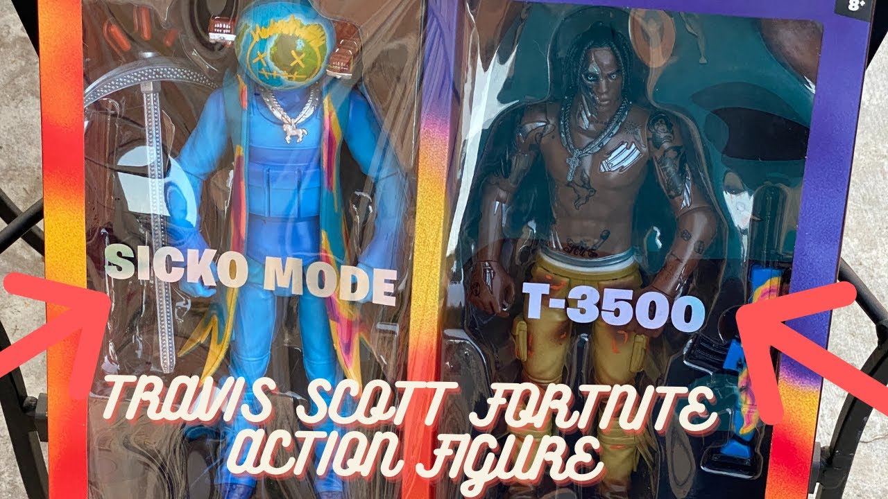 travis scott fortnite action figure for sale