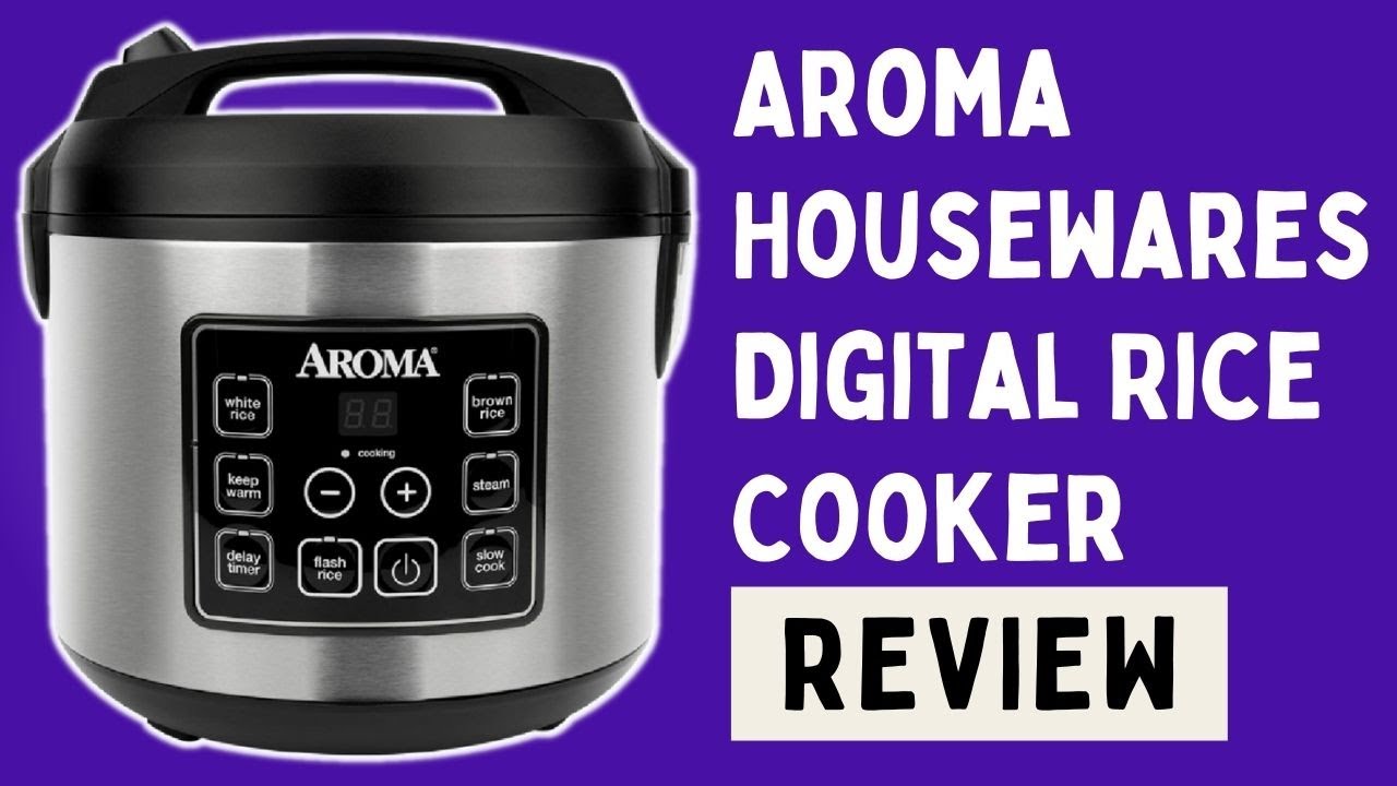 Aroma Rice Cooker Instructions & Recipe (small & digital cooker)