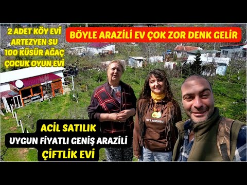 ACİL SATILIK 2 KÖY EVİ OLAN GENİŞ ARAZİLİ ÇİFTLİK EVİ | DOĞANIN İÇİNDE İNSAN BURADA YAŞLANMAZ