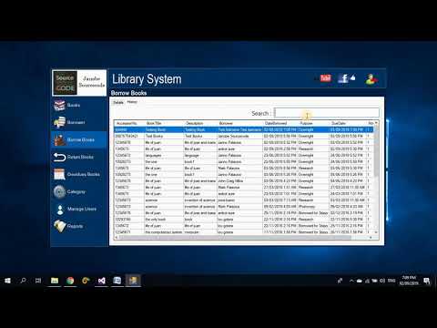 Library System Full Source Code | Free to Download