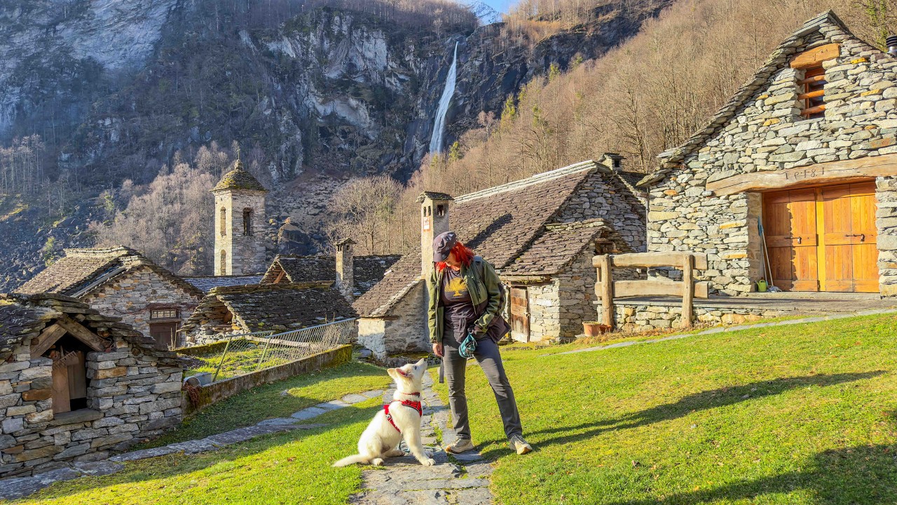 Dog-friendly trip to Ticino, Switzerland—Lil Rasta's first big journey