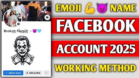 How to create emoji 😈 name facebook id new Method 2025 | Create reactor emoji name fb account 2025