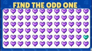 15 puzzles for GENIUS | Find the difference! Find the ODD One Out 🔍 #emoji #emojichallenge