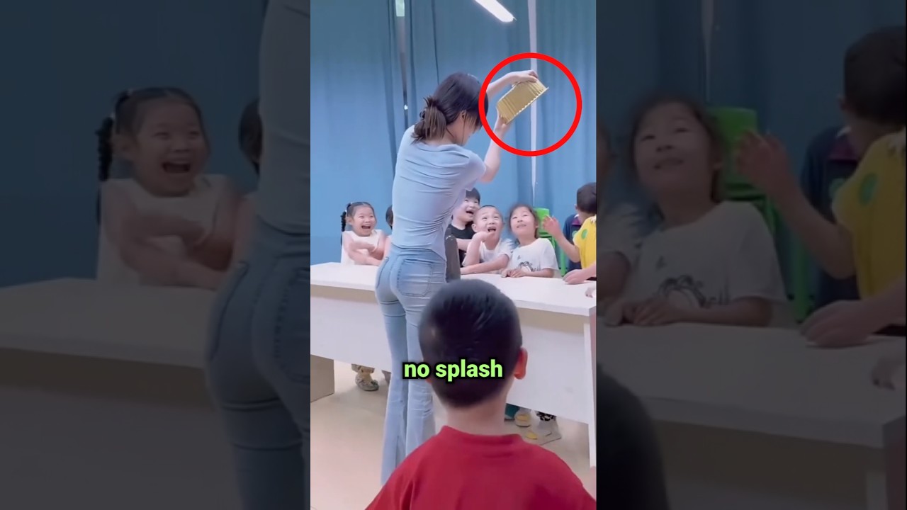 This Water Vanishing Trick Is Mind-Blowing 